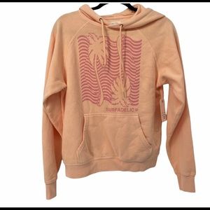 NWT billabong hoodie peach